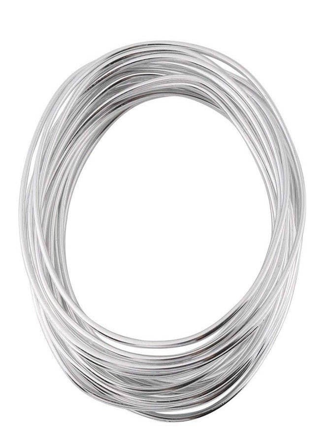 DIY Crafts Pack of 1, Silver, Rolls Colors Gauge (0.4mm) Copper Jewelry Beading Wire Tarnish Resistant Metal Wire Crafts Beading Jewelry Making, 11 (Pack of 1, Silver) - Image 3